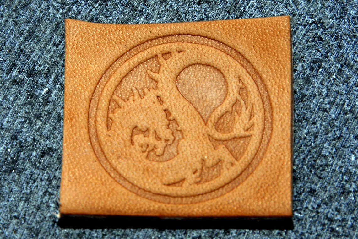 Embossing Stamp CHINESE DRAGON 100 Leather Tooling Clicker Etsy