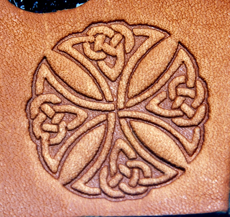 Embossing Stamp Celtic Knotted Cross Leather Tooling Clicker Etsy