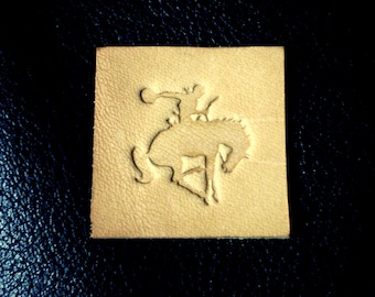 Embossing Stamp Bucking Bronco Right facing, Leather Tooling, Clicker Stamp, Delrin / Acetal, NEW #119