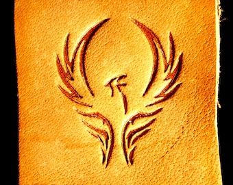 Embossing Stamp Phoenix (facing right), Leather Tooling, Clicker Stamp, Delrin / Acetal, NEW #112