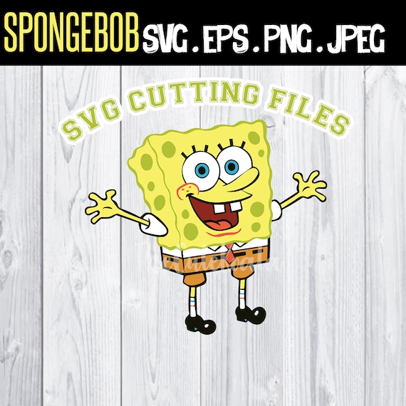 Spongebob Svg File Layered Etsy