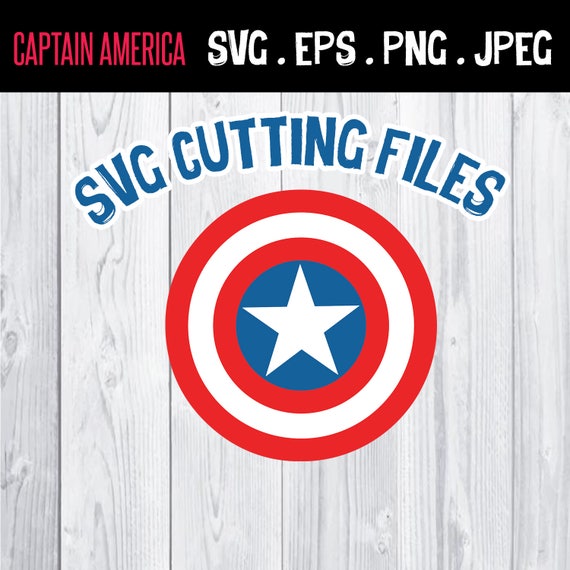 Captain America Svg File Etsy