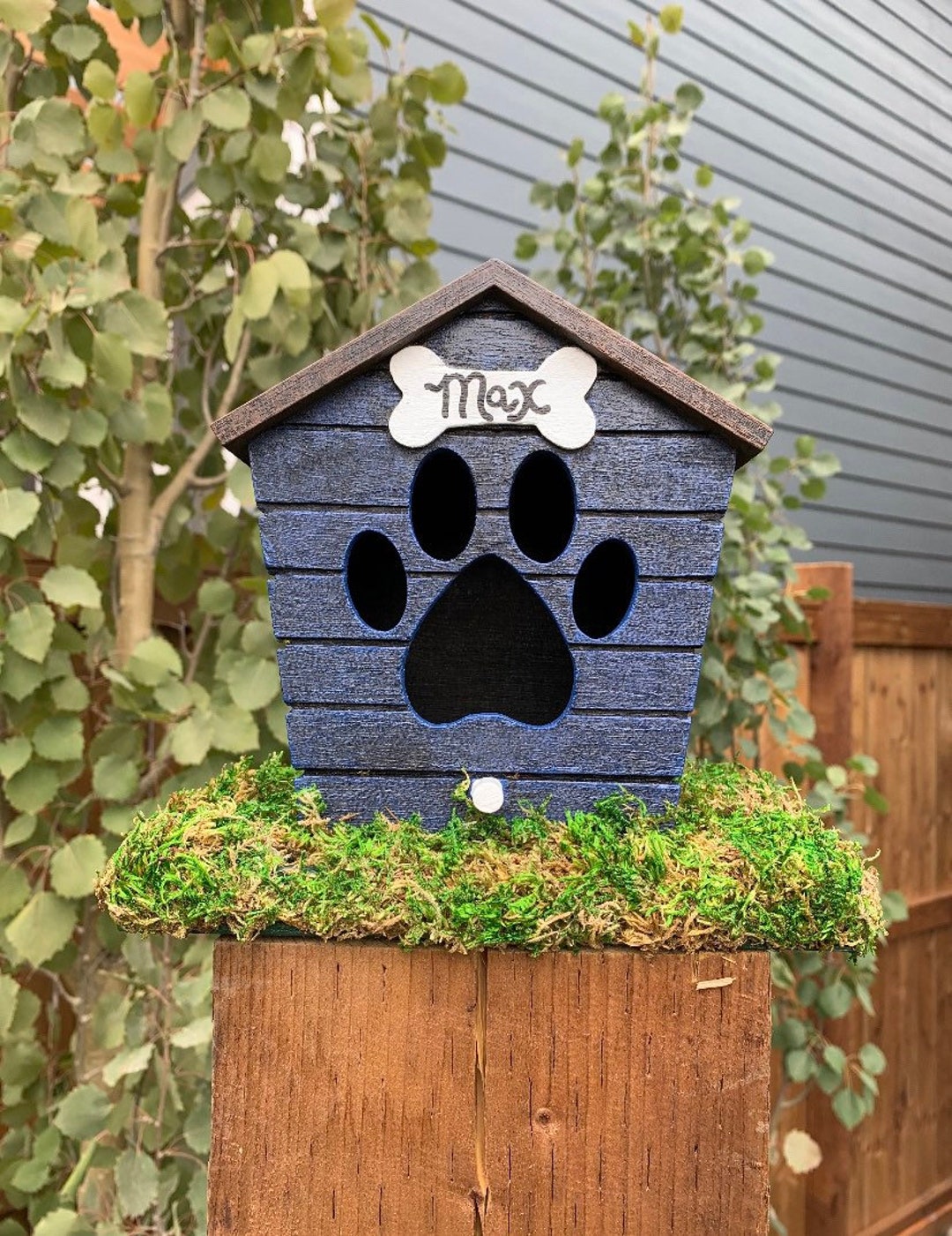 Doghouse Birdhouse/wooden Doghouse Birdhouse Etsy