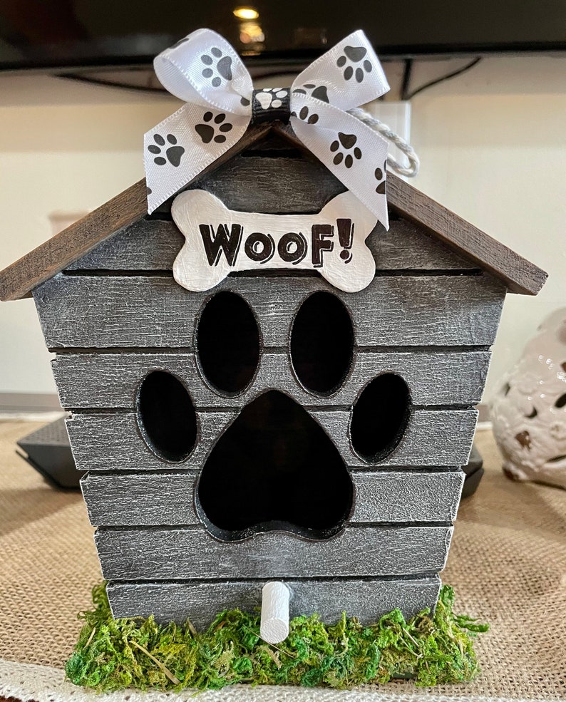 Doghouse Birdhouse/wooden Doghouse Birdhouse Etsy