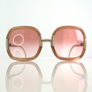 LAPIDUS Ted Paris Square Eyeglasses, Size 60 20, Oversized Eyeglasses 1970, Tube Frame Eyeglasses Made in France, Collectible