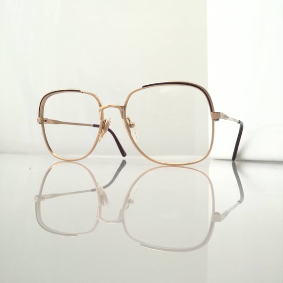AMOR Lunettes Dorees Taille 51 16 Lunettes Aviateur Pour Femme Avec Decor de Cadre et des branches Frame France Etsy France