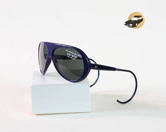 Vintage Blue Plastic Sunglasses for Children