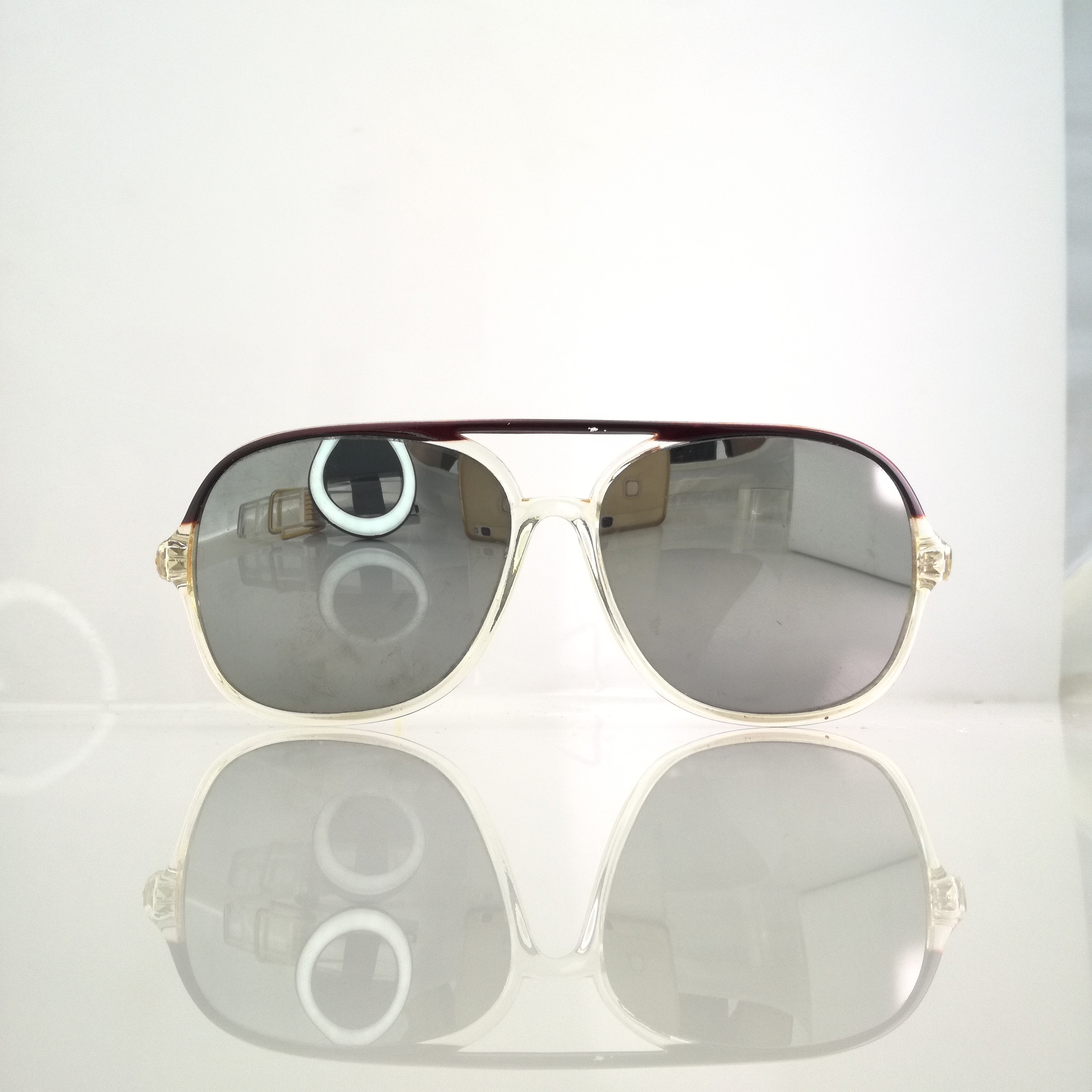 SHEEN KELLY Occhiali da sole pilota in acetato Uomo Donna Occhiali retrò quadrati con montatura in metallo e lenti in nylon