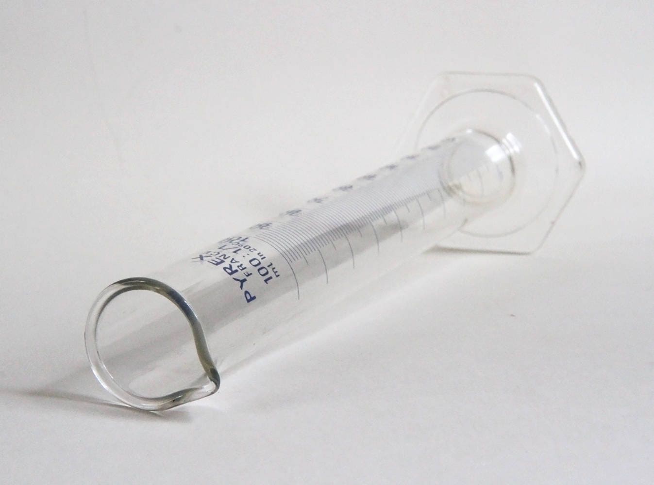 Eprouvette en Verre PYREX Graduee 100 ml, Tube de Laboratoire pour Déco ...