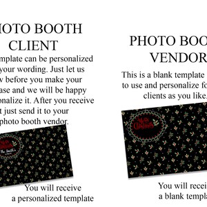 Photo Booth Template 4x6 Photo Booth Template Holiday Photo - Etsy