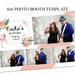 Photo Booth Template 4x6, Party Photo Booth Template, Tropical Photo ...