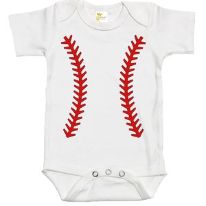 Baby Bodysuit Custom Personalized Baseball Jersey Bodysuit with the Name and Number of Your Choice image 3