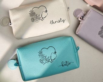 Personalisiertes Krankenschwester-Abschlussgeschenk, Stethoskop-Make-uptasche