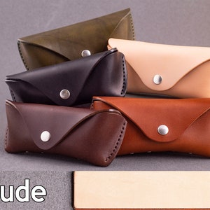 Regalo per la festa della mamma per la nonna, custodia in pelle per occhiali da sole, custodia per occhiali personalizzata, custodia in pelle rinforzata per occhiali. Si adatta a Ray Ban