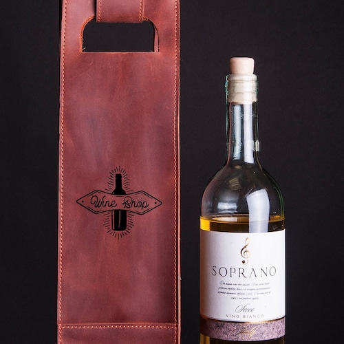 Wine Carrier. Personalized Wine Tote. Wine Holder. Monogrammed Etsy