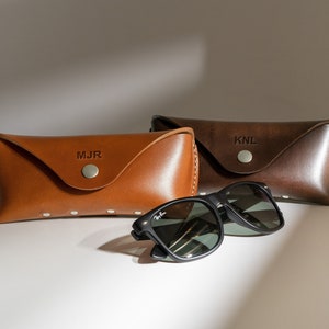 Custodia per occhiali personalizzata, Custodia per occhiali da sole, Custodia per occhiali in pelle, Custodia per occhiali, Porta occhiali da sole in pelle