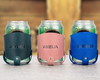 Personalized Can Cooler, Engraved Can Drink Coolers, Can Cooler