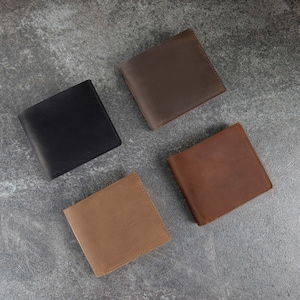 Airtag Air Tag Wallet Compatible, Mens Leather Wallet Gift, Air Tag Leather Wallet Holder, Regalos únicos para hombres