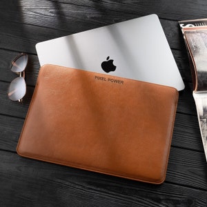 Housse en cuir personnalisée pour MacBook Pro et Air 16 pouces, 14 pouces, 13 pouces 15 pouces Housse personnalisée pour ordinateur portable DELL, pochette fine pour Macbook Air