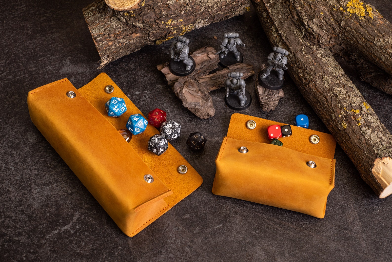 Dnd dice bag personalized leather dice bag. Small bag for dnd Etsy