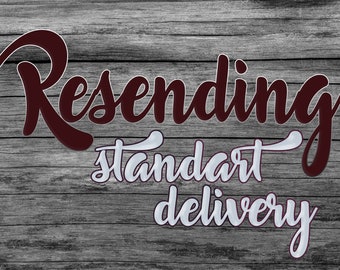 Resending Standard Shipping up to 250 g