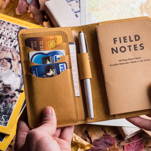 Moleskine Leather Cover Personalized 3.5 X 5.5 Etsy