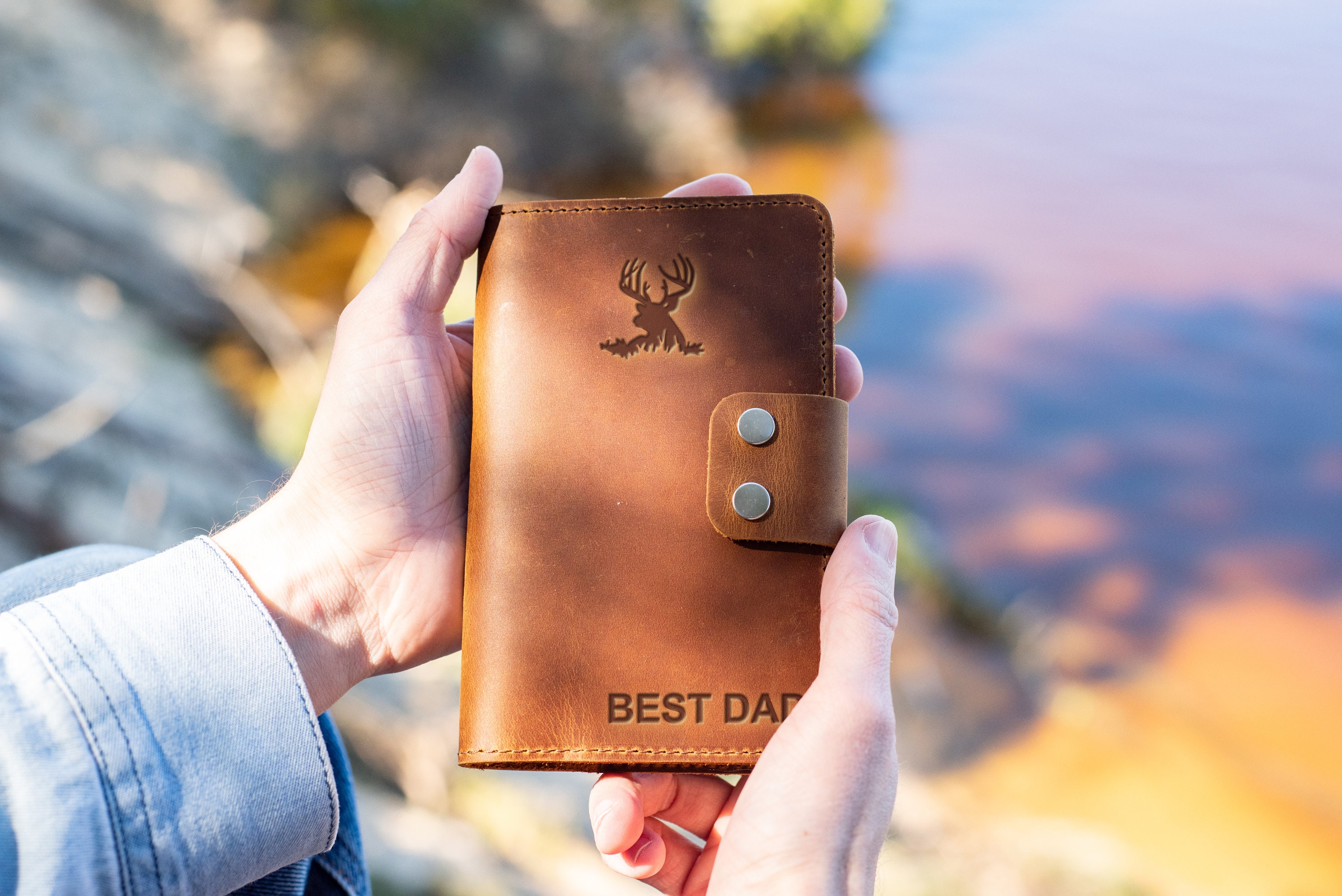 travel journal leather personalized