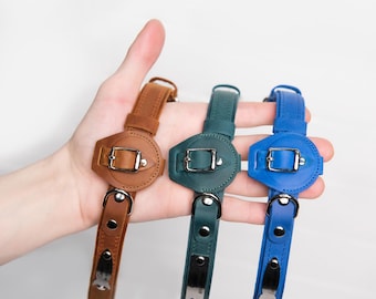 Collar de cuero personalizado para perro, grabado, collar personalizado con placa de identificación, cuero genuino, collar para mascotas hecho a mano, regalo para amantes de los perros, regalo para perros