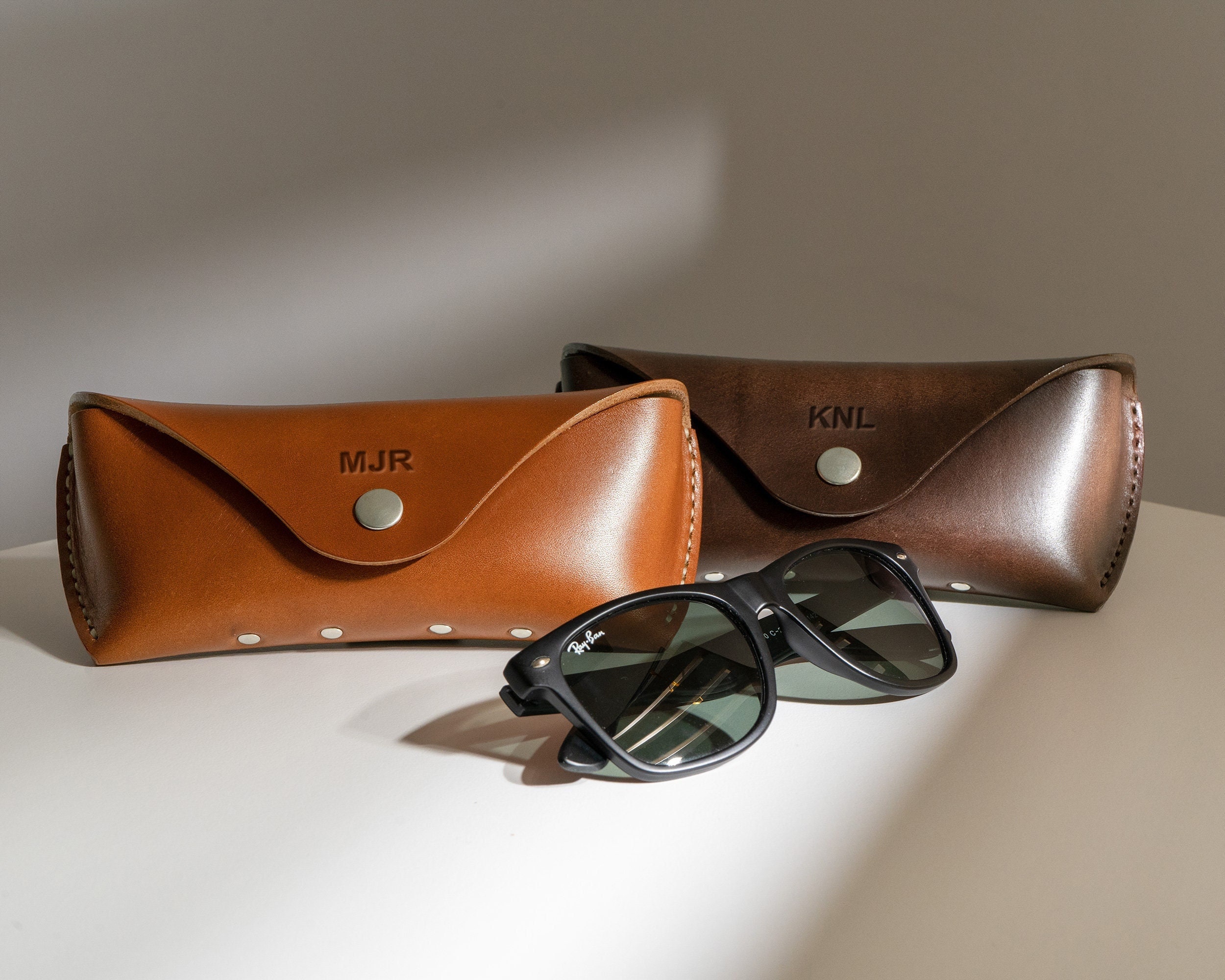 Handmade Leather Sunglasses Case For Ray-Ban