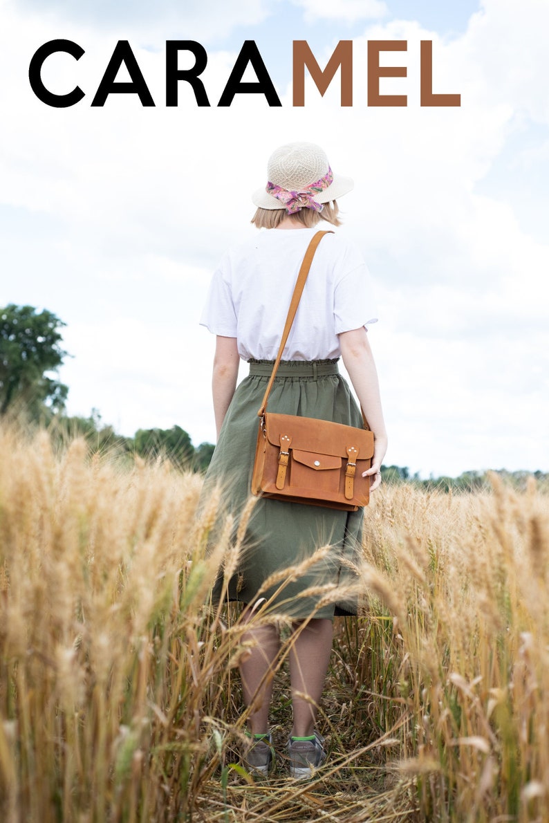 Leather Satchel, Brown Leather Purse, Satchel Leather Bag, Crossbody Bag Womens, Satchel Purse Leather Bag brown caramel