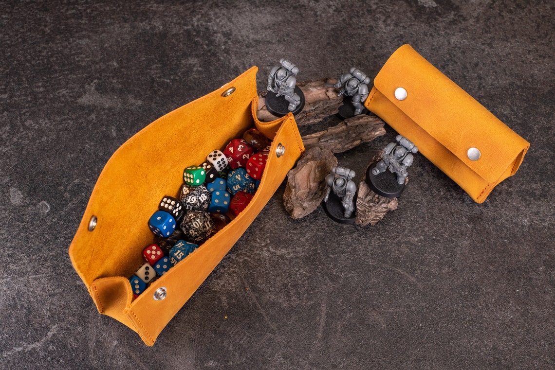 Dnd dice bag personalized leather dice bag. Small bag for dnd Etsy