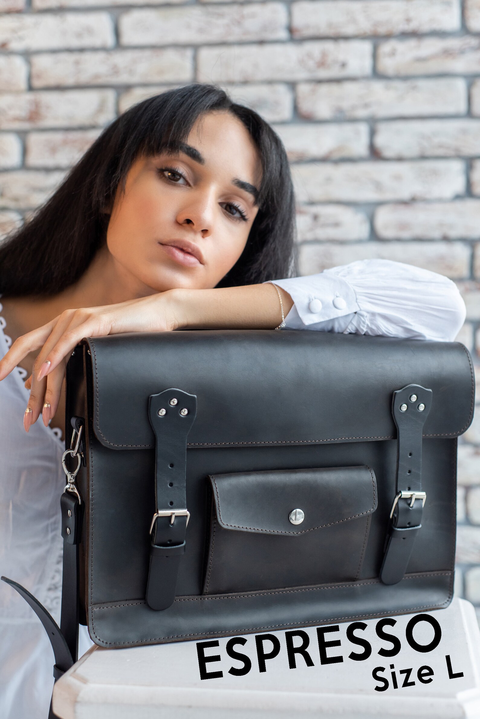 Leather satchel for women Personalized vintage leather Etsy