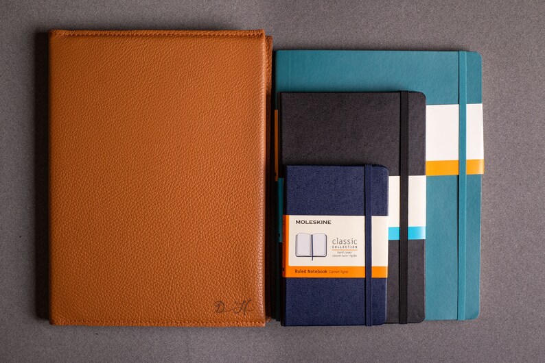 Soft leather Moleskine Classic Cover Personalized leather Etsy