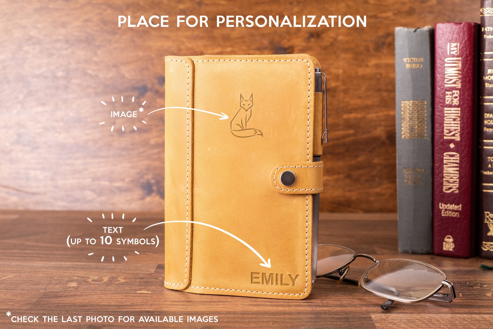 Moleskine Leather Cover Personalized 3.5 X 5.5 Etsy