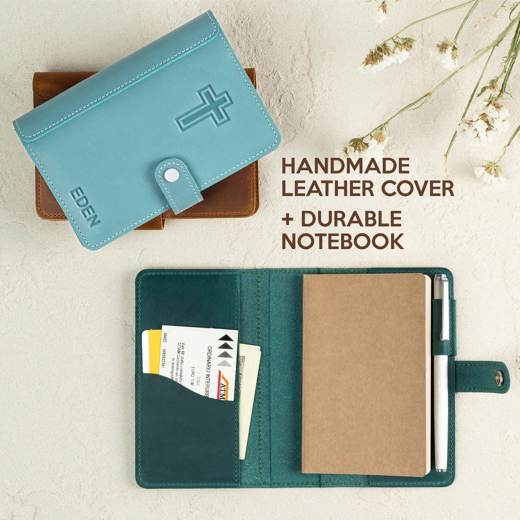 Personalized Leather prayer journal notebook, Christian gift for men, womens prayer journal, daily prayer journal, pastor notebook gift