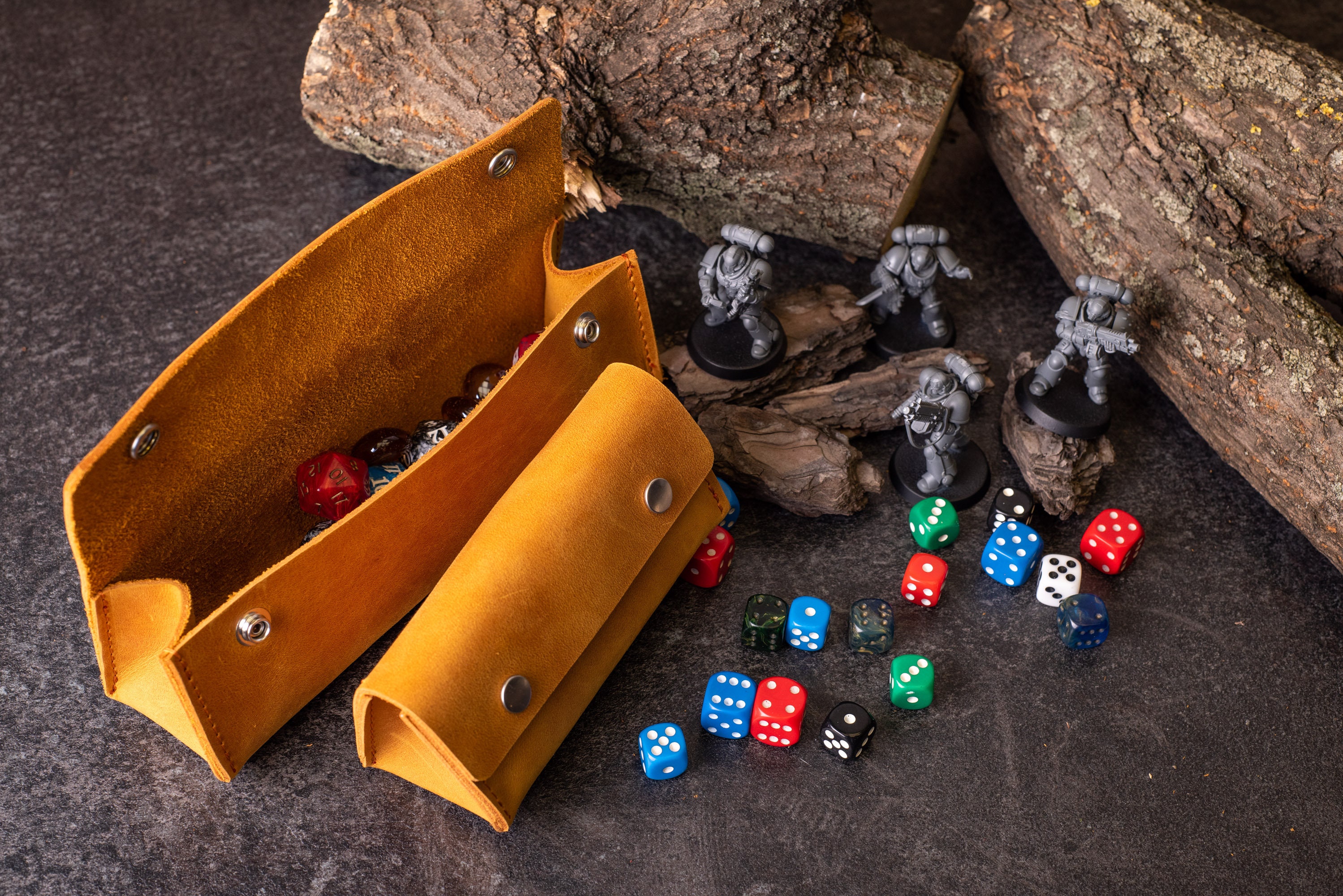 Dnd Dice Bag Personalized Leather Dice Bag. Small Bag for Dnd Etsy UK