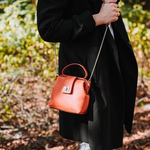 Sac à main en cuir, Sac Doctors en cuir, Sacoche en cuir vintage, Sac à main en cuir personnalisé, Cadeau danniversaire pour elle image 5