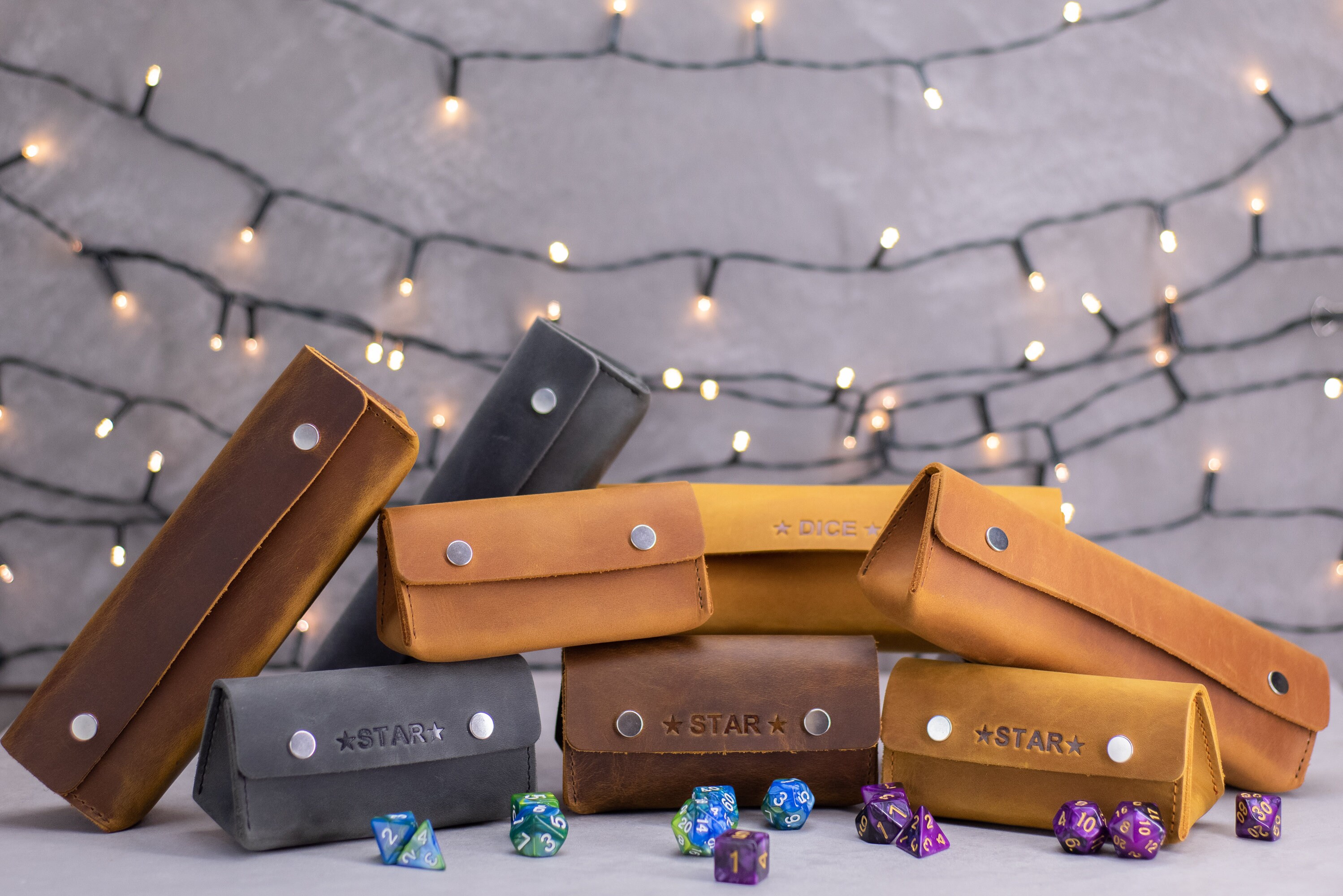 Dnd Dice Bag Personalized Leather Dice Bag. Small Bag for Dnd Etsy UK