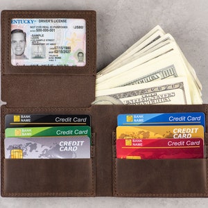 Billetero Hombre Personalizado, Billetero Hombre Personalizado, Billetero Grabado, Billetero Cuero, Billetero Hombre, Regalo para Papá, Regalo para Él