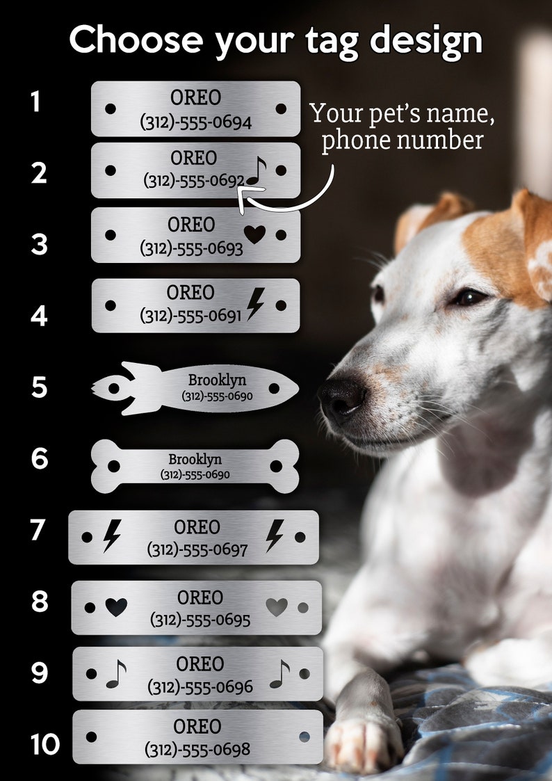 Leder Hundehalsband, personalisiertes Hundehalsband, personalisiertes Leder Hundehalsband, graviertes Leder Hundehalsband Bild 4