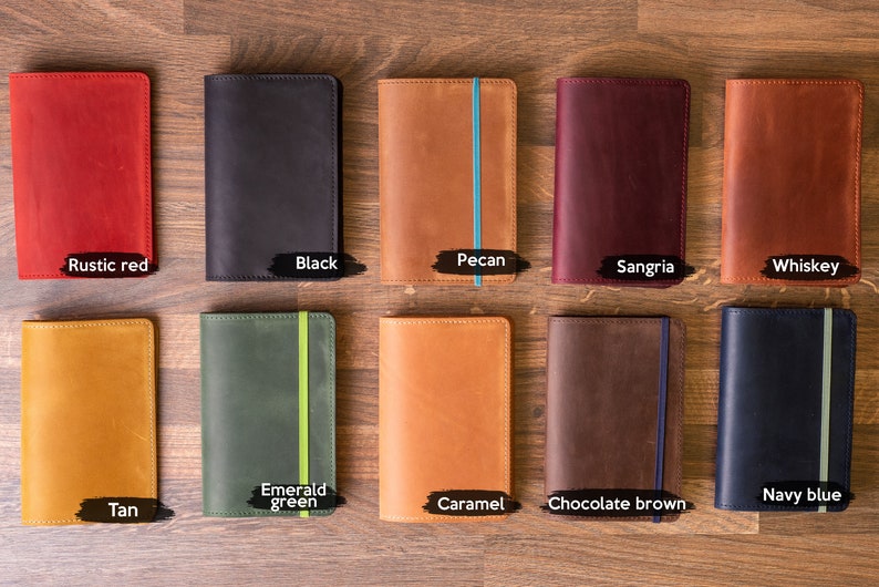 Moleskine leather cover personalized 3.5 x 5.5 Etsy