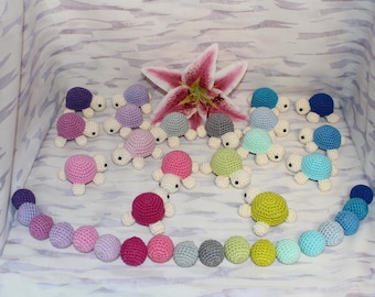 Figures for stroller chains or mobile turtle