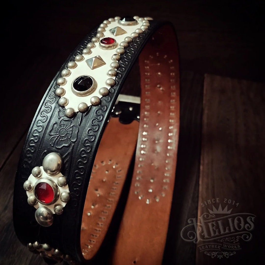 30's 40's Style Jeweled Belt J102 Raven / Studded Belt, Western, Biker, Rockabilly, Hotrod, Vintage, Heritage Style - Etsy 30's 40's Style Jeweled Belt J102 Raven / Studded Belt, Western, Biker, Rockabilly, Hotrod, Vintage, Heritage Style - Etsy