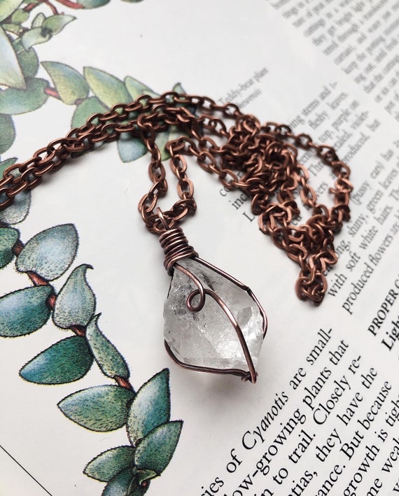 Quartz point best sale pendant