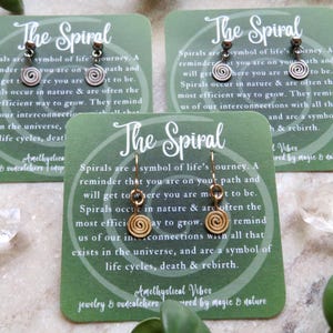Dainty Spiral Earrings, Steel Spiral Earrings, Spiral Stud Earrings, Gold Steel Earrings, Spiral Meaning Jewelry, Spiral Symbol Jewelry