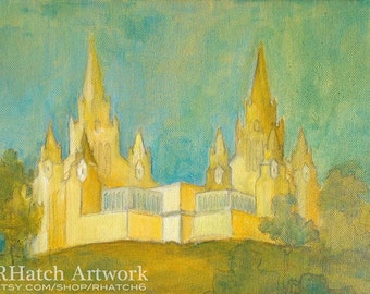 San Diego LDS Temple PRINT, variety of sizes available