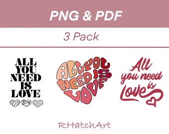 All You Need Is Love 3 Pack Digital Download