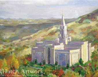 Bountiful Seasons, LDS temple PRINT, variety of sizes available