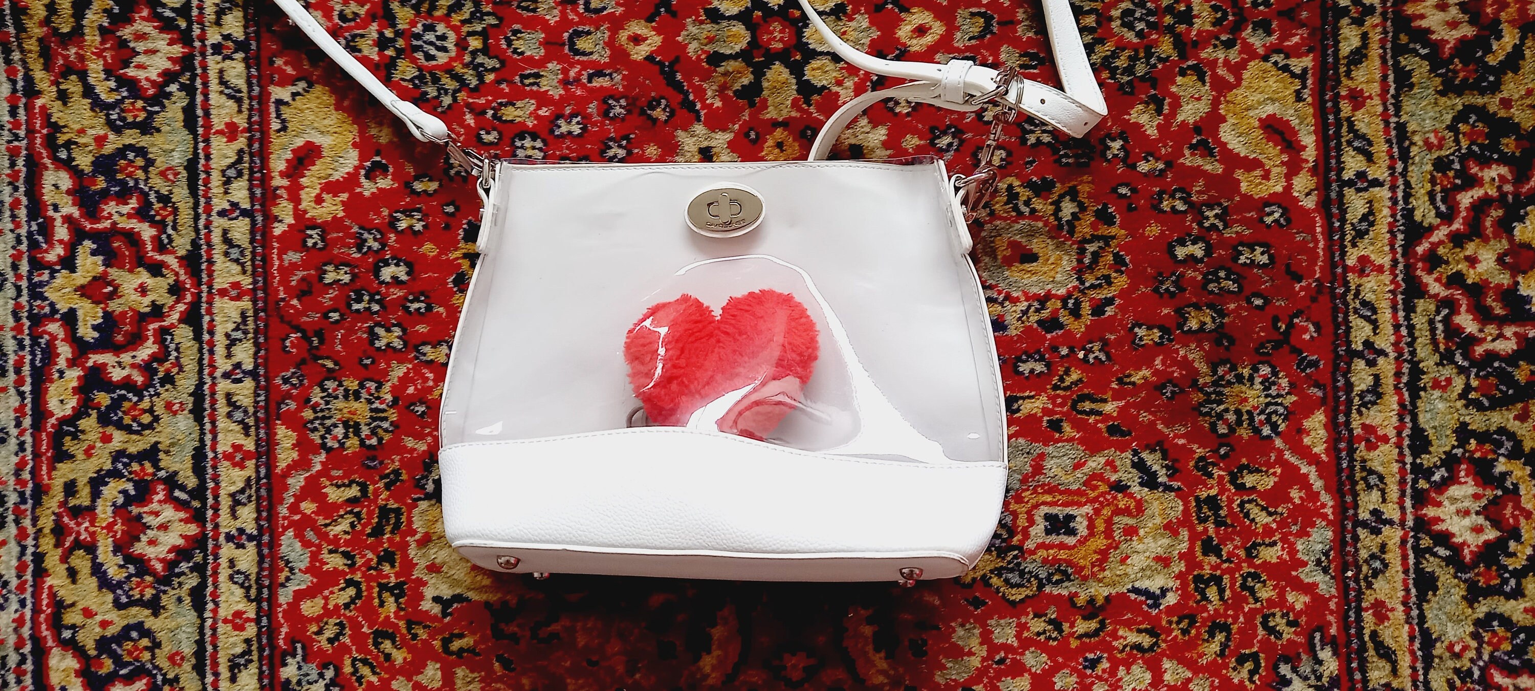 Sac Main En Cuir Transparence Vintage david Jones Paris made
