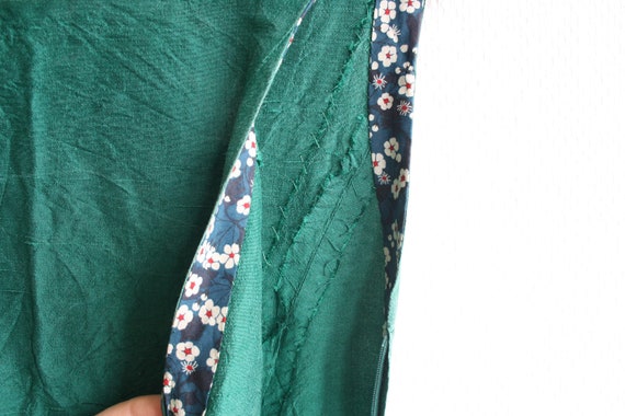 Robe verte vintage DIY///Cousu main///doublure fl… - image 6